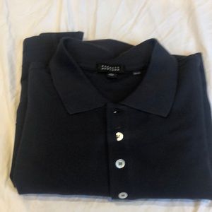 Barney’s Navy SS Polo Shirt.  Size XXL